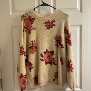 Floral sweater